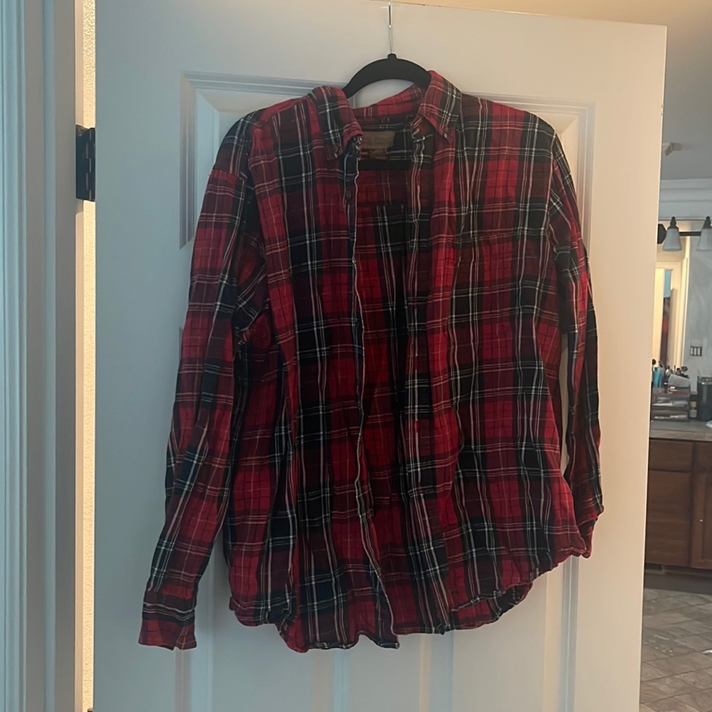 Flannel size L